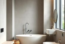 Serene Spaces: Embracing Zen-Inspired Minimalist Bathroom Decor Elegance