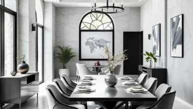 Timeless Elegance: Crafting Stunning Black and White Dining Room Designs