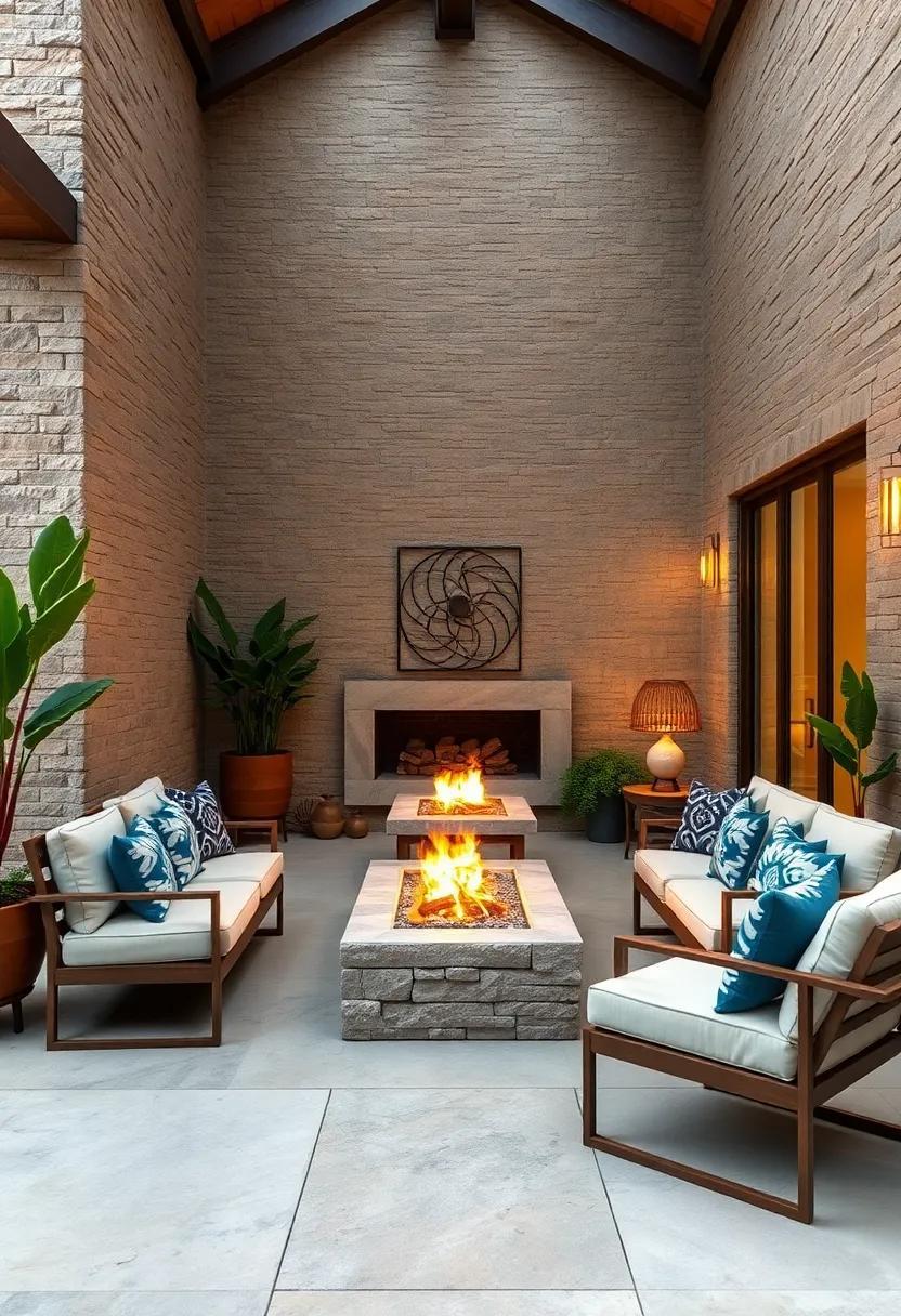 Cozy Corners: Designing the Perfect Patio with Fire Pit Seating Spaces