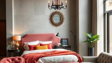 Step into the Roaring ’20s: Gatsby-Inspired Bedroom with Velvet Luxury