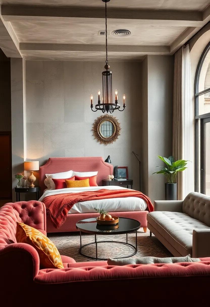 Step into the Roaring ’20s: Gatsby-Inspired Bedroom with Velvet Luxury