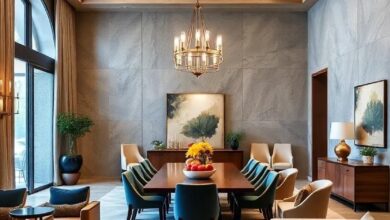 Illuminating Elegance: Transforming Grand Dining Rooms with Statement Lighting