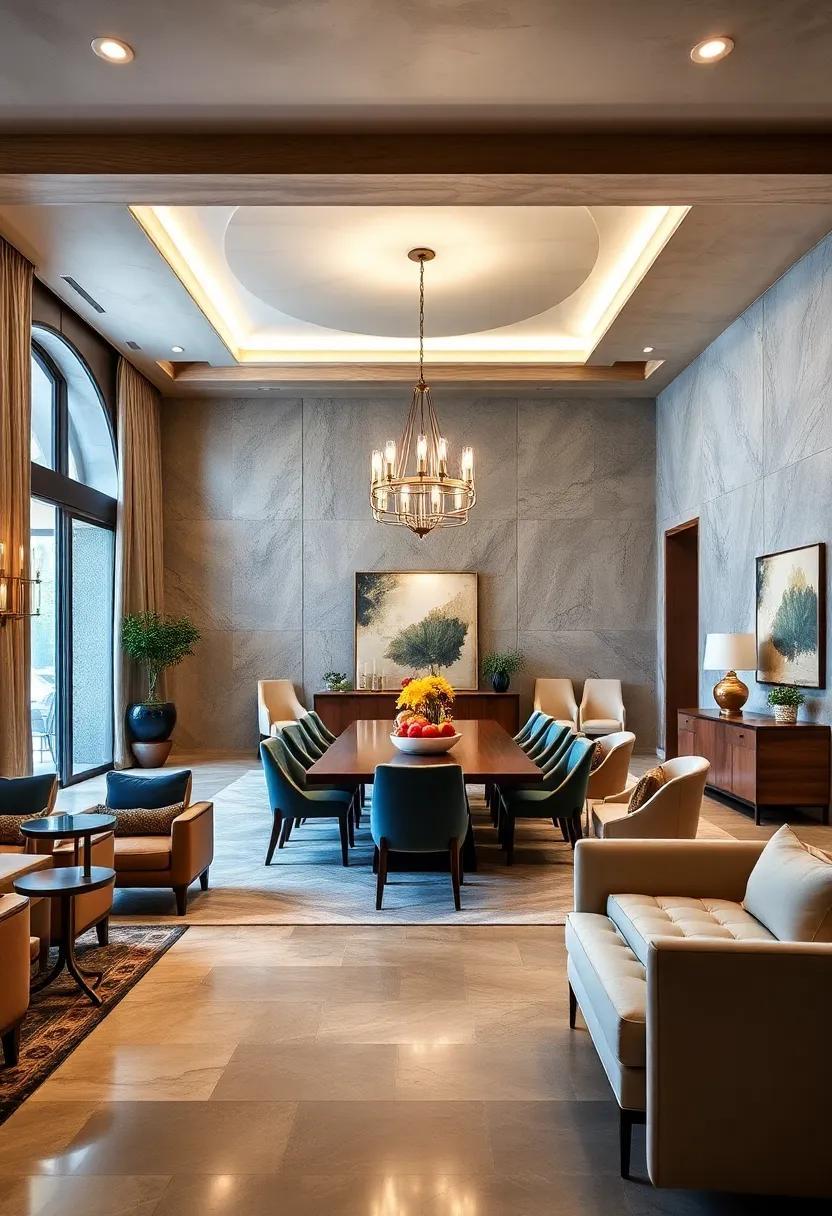 Illuminating Elegance: Transforming Grand Dining Rooms with Statement Lighting