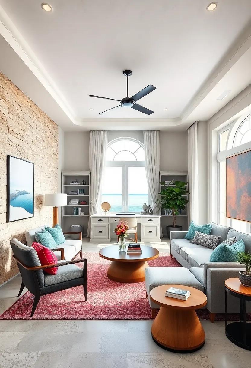 Seaside Sophistication: Inspiring Luxury Coastal Home Office Designs