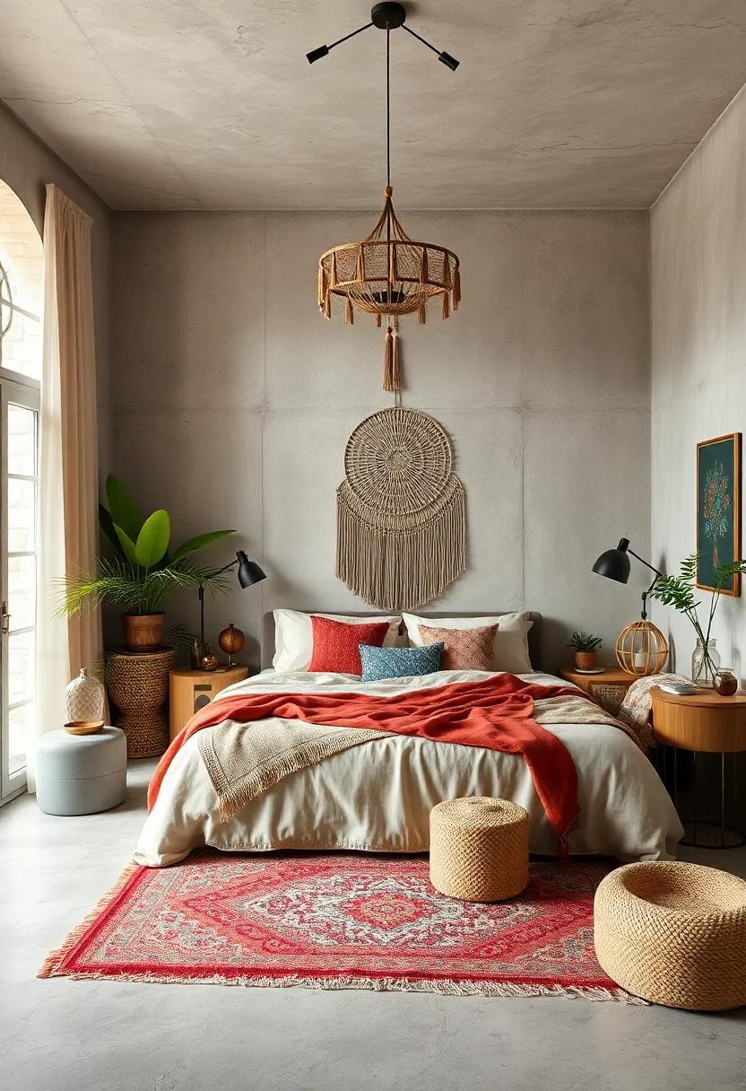 Embracing Freedom: A Boho Bedroom Blended with Eclectic Charm and Style