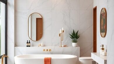 Elegant Bathroom Design Ideas Featuring Luxurious Marble Surfaces