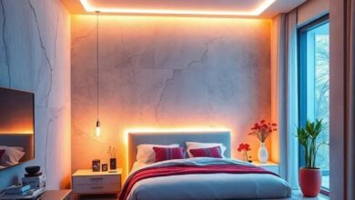Illuminating Tomorrow: Sleek Furniture Meets LED Magic in Futuristic Bedrooms