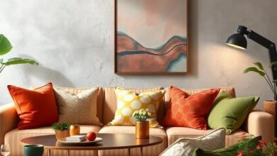 Harmonizing Contrast: The Art of Eclectic Rooms with Mismatched Pillows