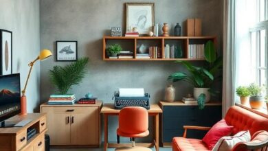 Timeless Charm: Vintage Home Offices Inspired by Typewriter Decor