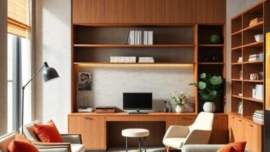 Elevate Productivity: Designing a High-End Home Office with Custom Storage