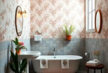 Timeless Charm: Exploring the Allure of Vintage Bathrooms with Wallpaper