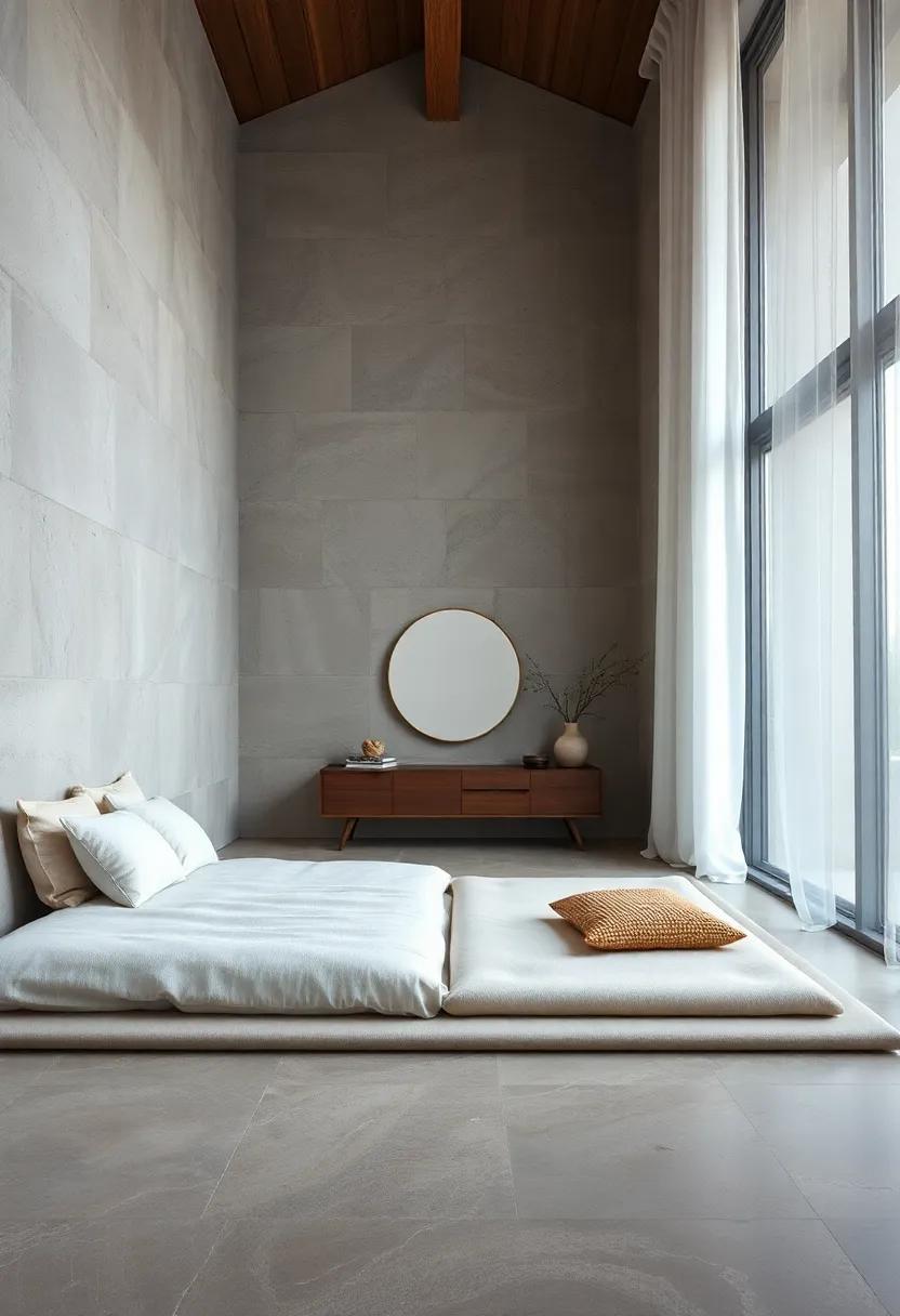 Embracing Simplicity: Floor Mattresses for Modern Ultra-Minimalist Bedrooms