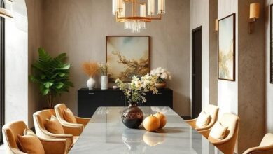 Shining Elegance: How Gold Accents Transform Your Dining Room Decor