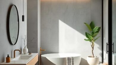 Serene Spaces: Embracing Minimalist Bathroom Decor with Natural Light