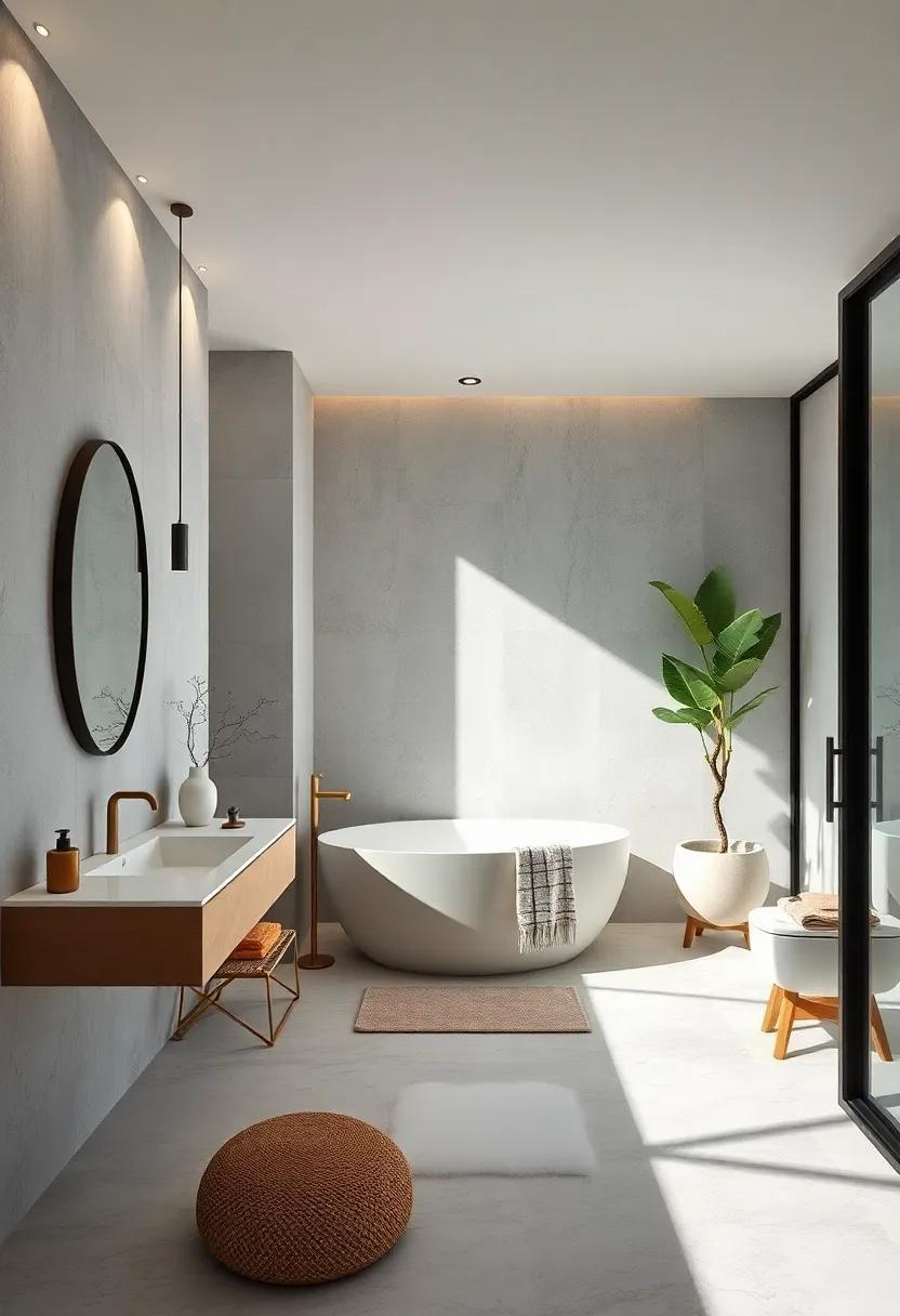 Serene Spaces: Embracing Minimalist Bathroom Decor with Natural Light