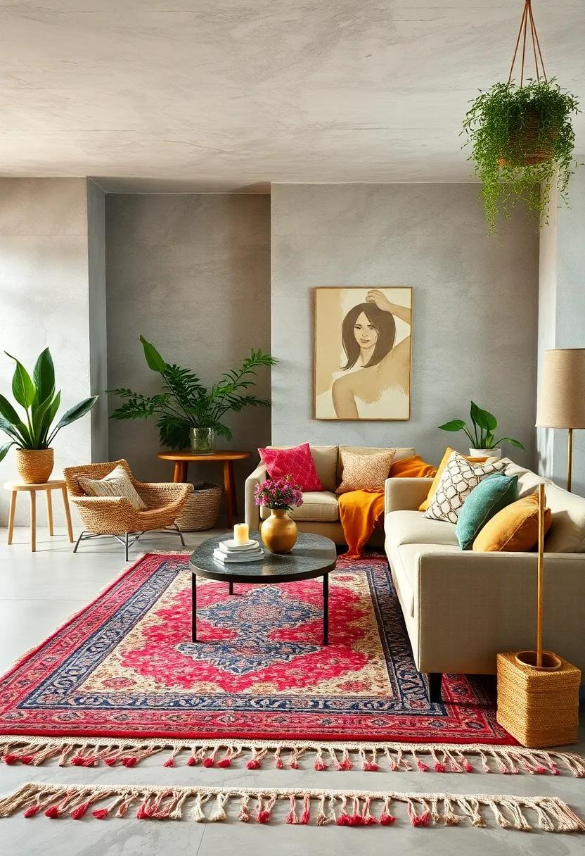 Incorporating Fringe and Tassels From Vintage Rugs for Extra Bohemian Charm