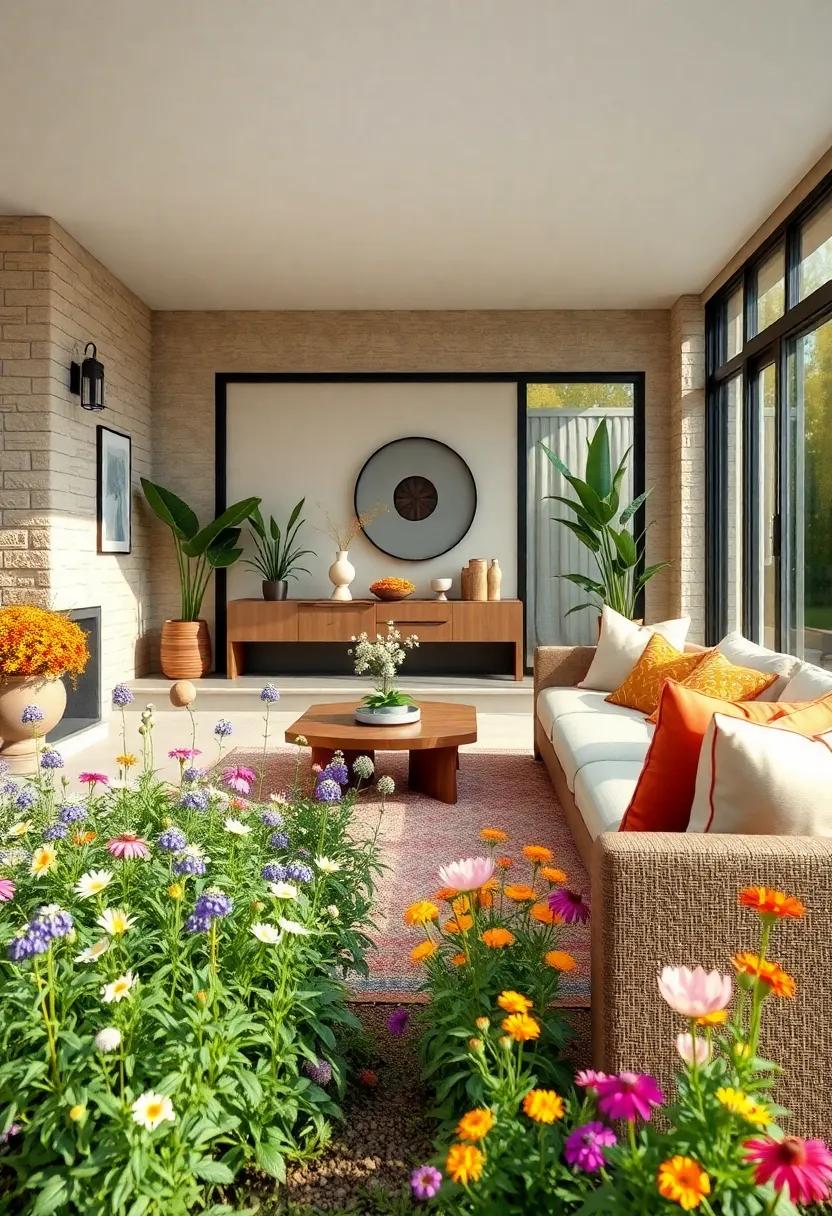 The Harmony Between Catnip Plants and Native Wildflowers in a Pet-Friendly Yard Design