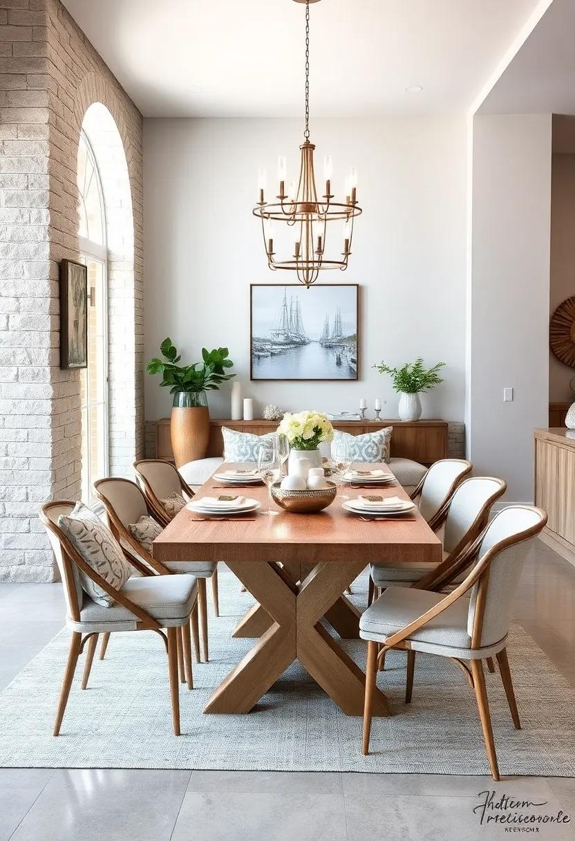 Metallic Accents in Soft Bronze and Driftwood Tones Highlighting Coastal Elegance