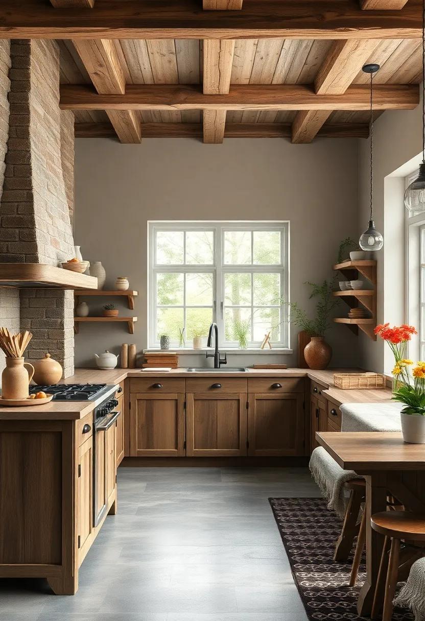 Creating a Cozy Country Kitchen With Reclaimed Wood Elements and Soft Natural Lighting
