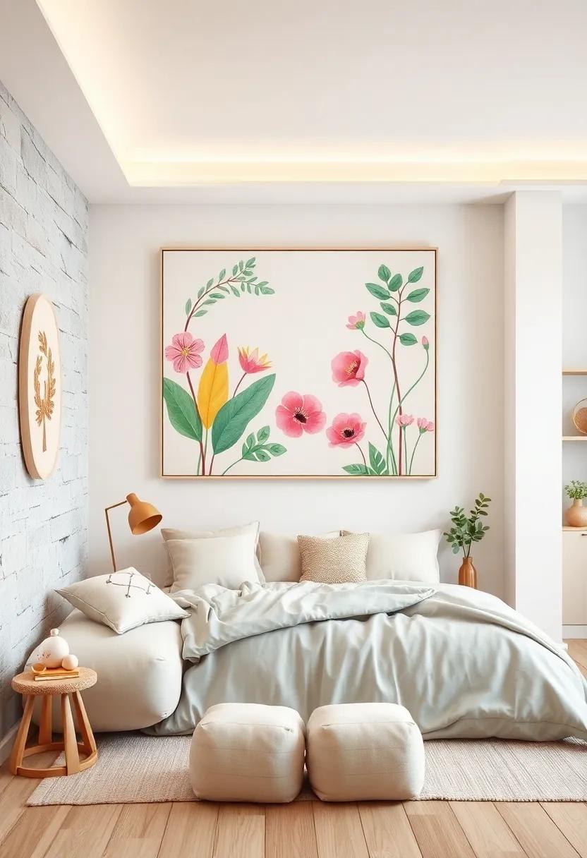 Pastel-Themed Wall Art Inspired by Nature and Fantasy To Enhance a Sweet Toddler Room Aesthetic