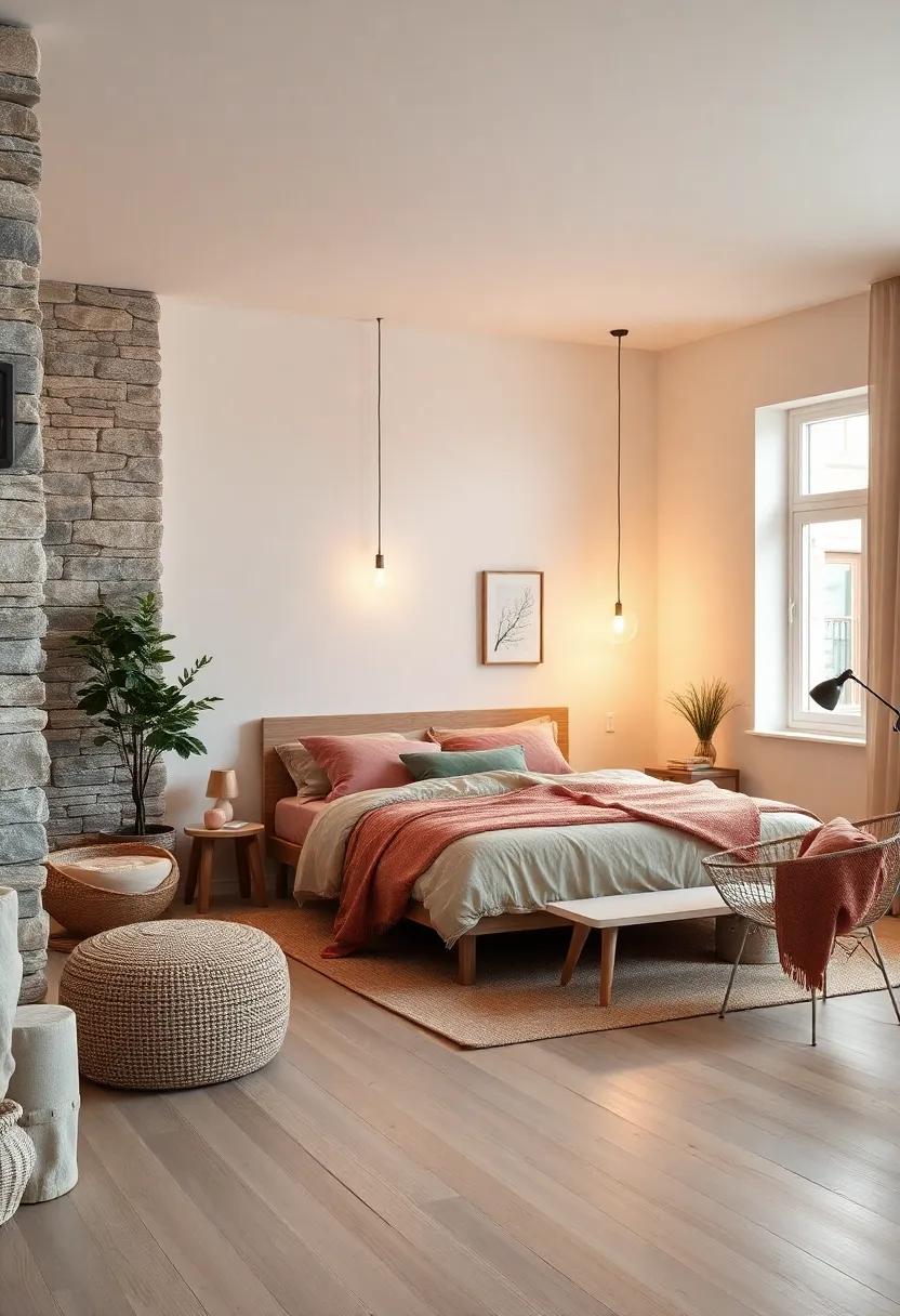 Clean Lines Paired with Soft Furnishings Creating a Balanced Scandinavian Aesthetic