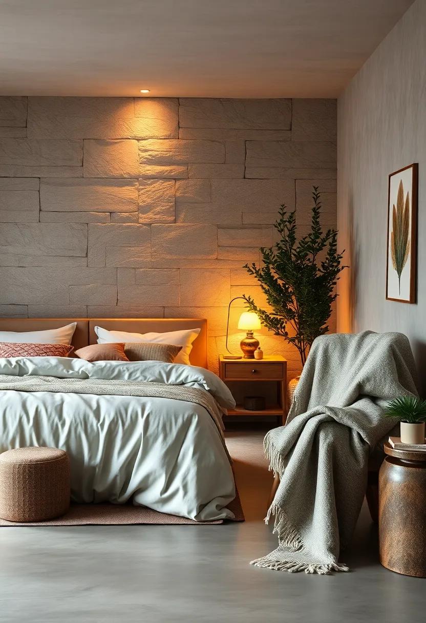 A Cozy Reading Nook with a Comfortable Armchair and Soft Throw Blankets for Quiet Moments