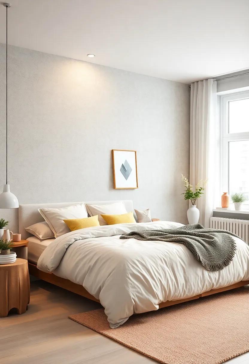Soft Pastel Accents Accentuating the Clean Scandinavian Palette Without Overwhelming