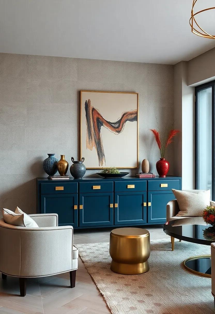 Japandi Style Sideboard Featuring Minimalist Japansese Design and Warm Nordic Wood Elements for Serenity