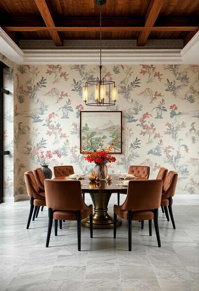 Chinoiserie Patterns Featuring Delicate Porcelain Motifs and Oriental Landscapes to Inspire Cultural Elegance