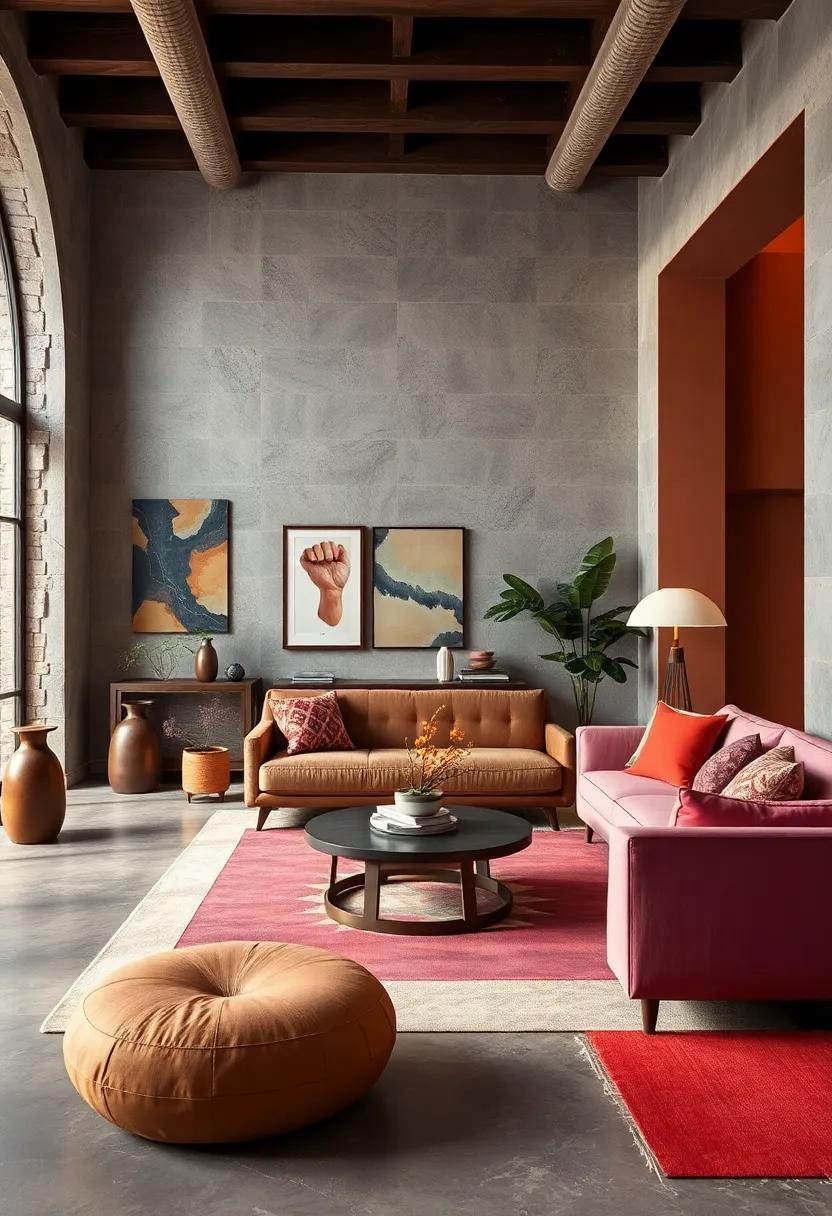 Color Blocking with Unexpected Tonal Contrasts to Create Visually Intriguing Interior Stories