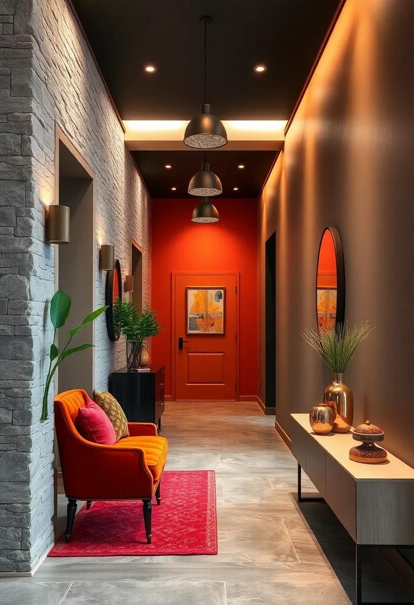 Unexpected Splashes of Neon Introducing Playful Surprises Along the Passage