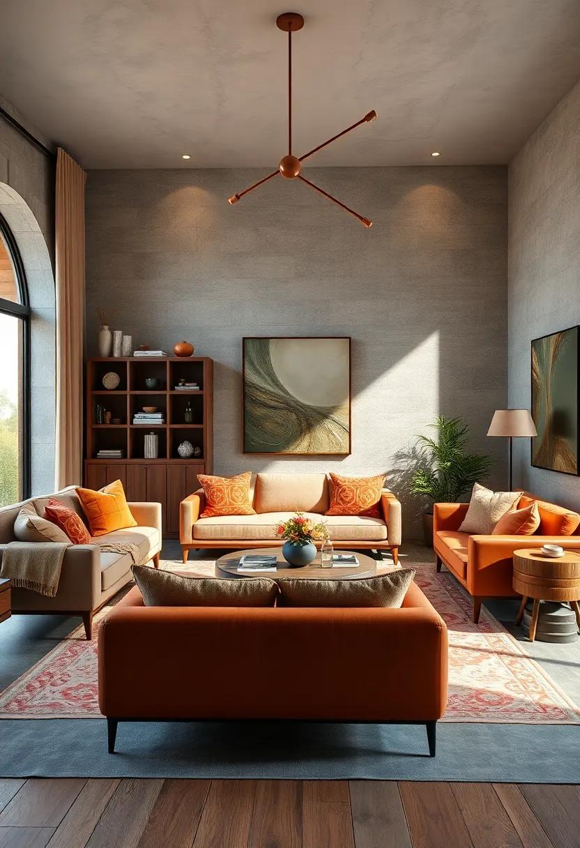 Combining Different Wood Tones in Furniture to Create Visual Interest and Warmth in an Eclectic Room