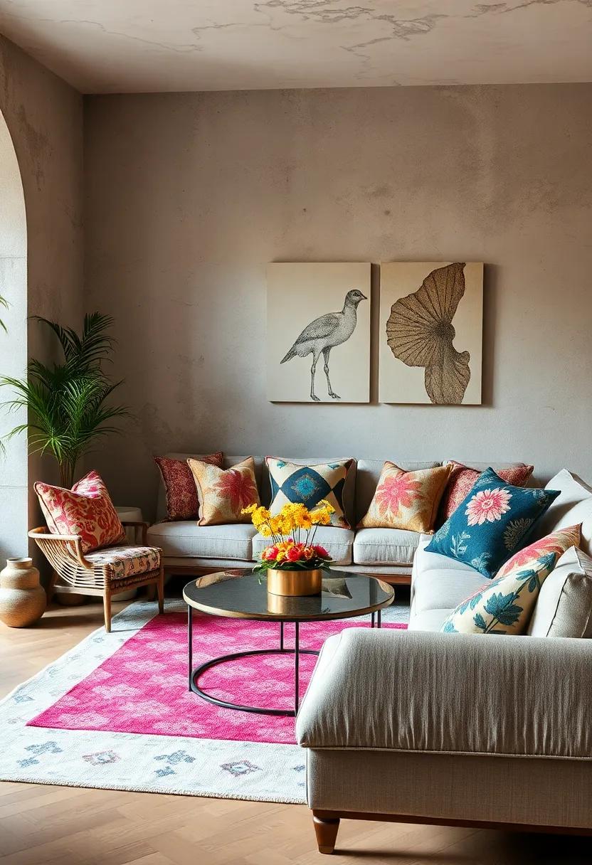 The Dance Between Pattern Overload and Visual Rest Created by Eclectic Pillow Styling