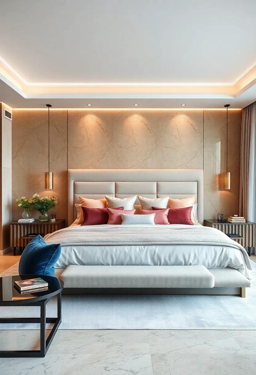 Custom Upholstered Headboards Tailored With High-End Fabrics to Anchor the Design