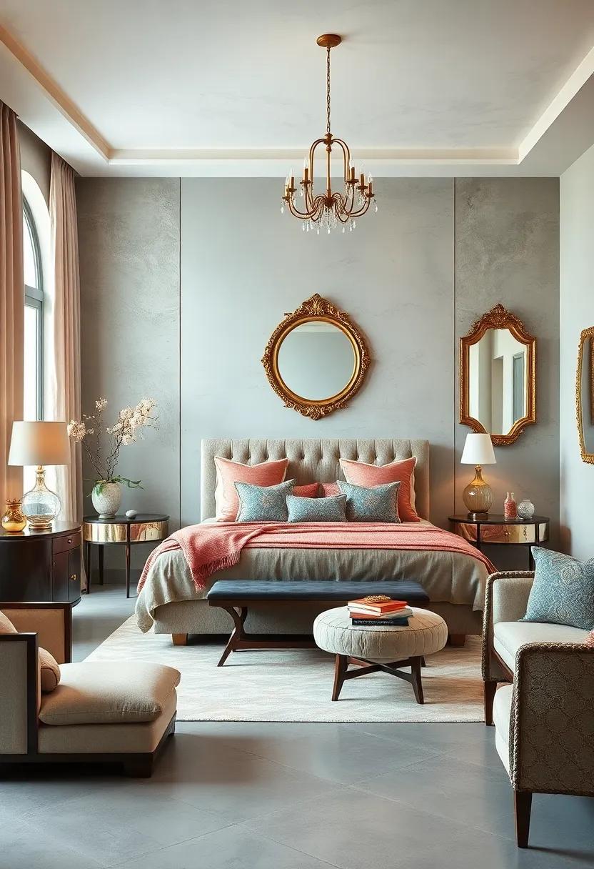 Incorporating Vintage Accents and Antique Mirrors for Timeless Bedroom Elegance
