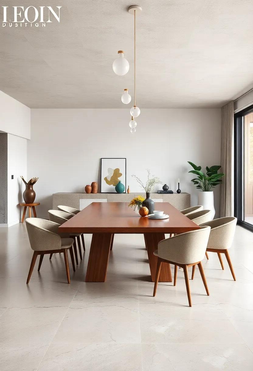 Mid-Century Modern Inspired Extendable Dining Tables Featuring Clean Lines and Functional Versatility