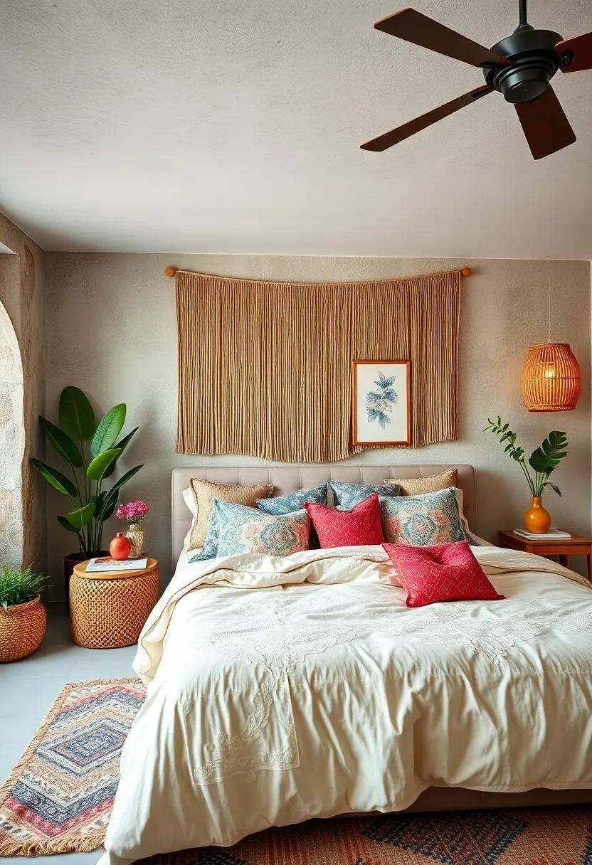 Layered Bedding Designs Using Mix-and-Match Prints and Fabrics to Evoke Comfort and Creative Expression