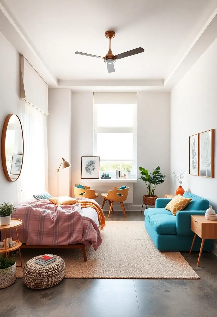 Incorporating Reflective Surfaces, Mirrors, and Light Colors to Instantly Brighten and Enlarge the Space