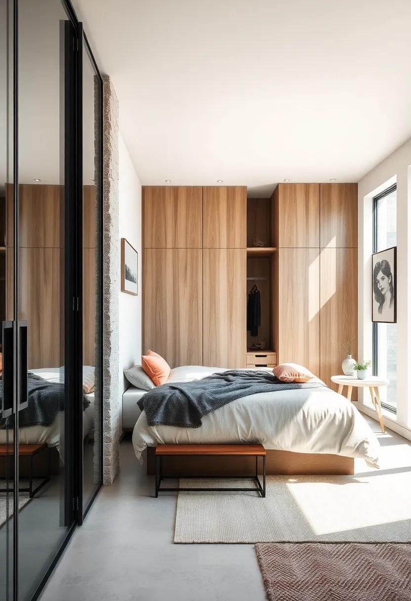 Compact Wardrobes With Sliding Panels To Minimize The Footprint And Maximize Accessibility