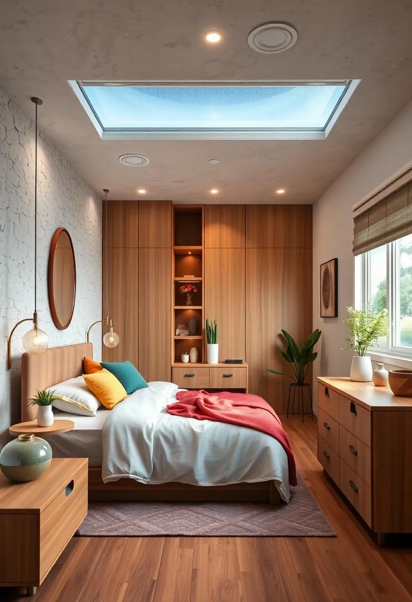 Multifunctional Furniture Pieces With Hidden Compartments Designed for Clutter-Free Tiny Bedrooms