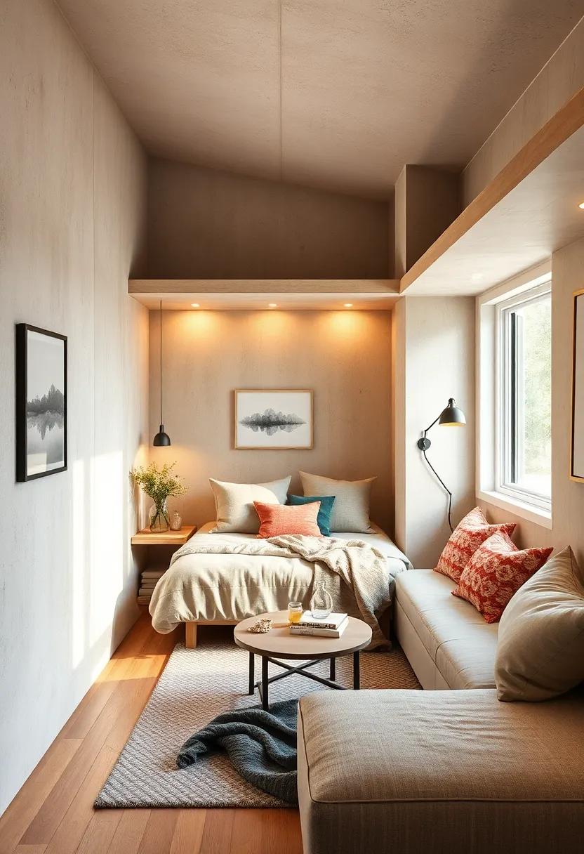 Cozy Corners Featuring Built-In Storage Beds That Double as Lounge Areas in Compact Spaces
