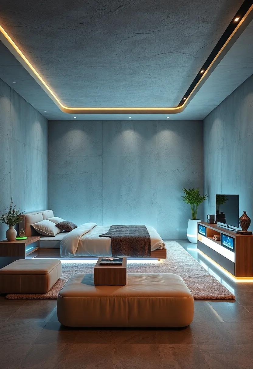 Multifunctional Furniture with Built-In LED Displays Offering Both Illumination and Interactive Features