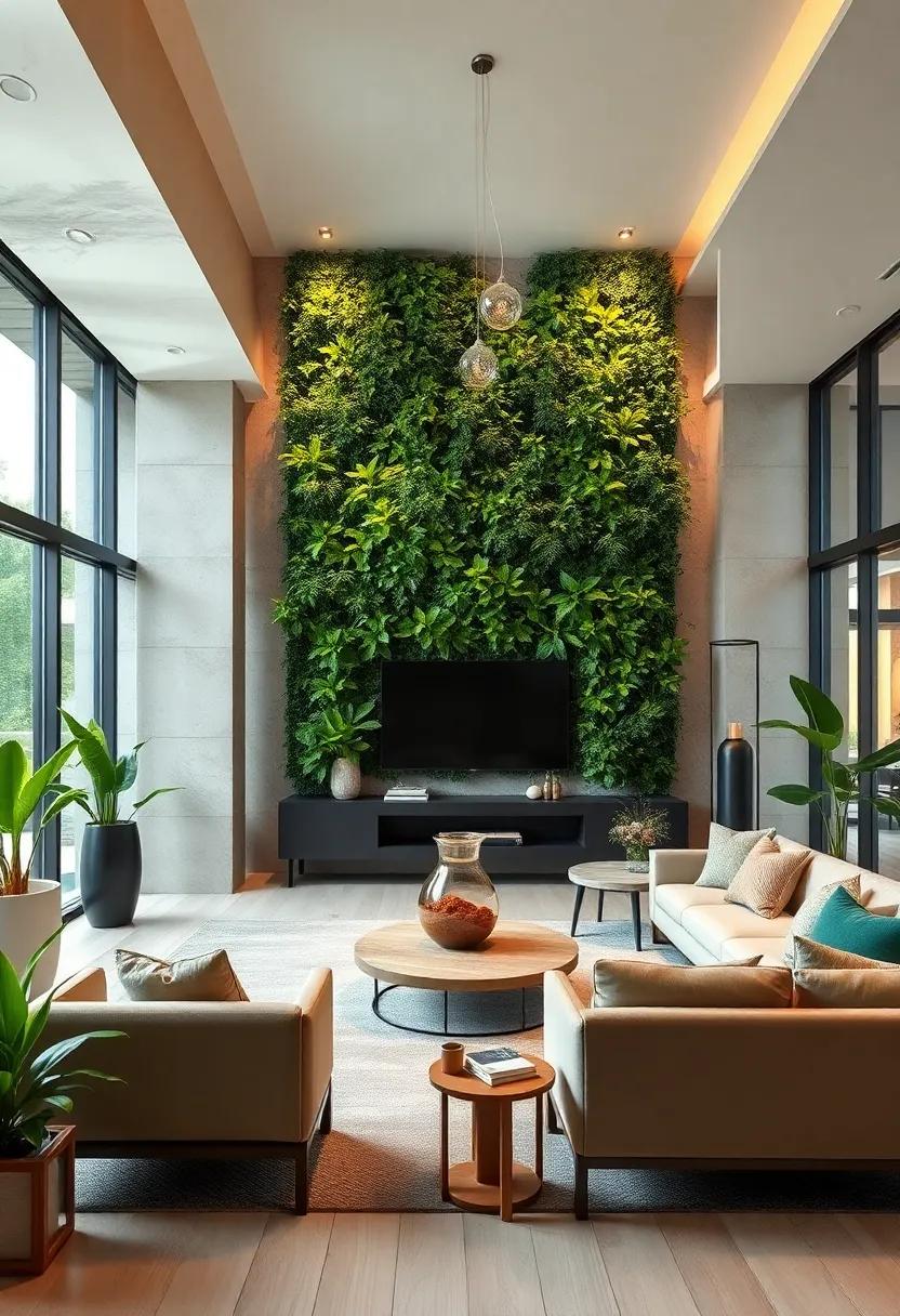 Harmonizing Luxury with Nature Through the Strategic Use of Living Walls and Vertical Gardens