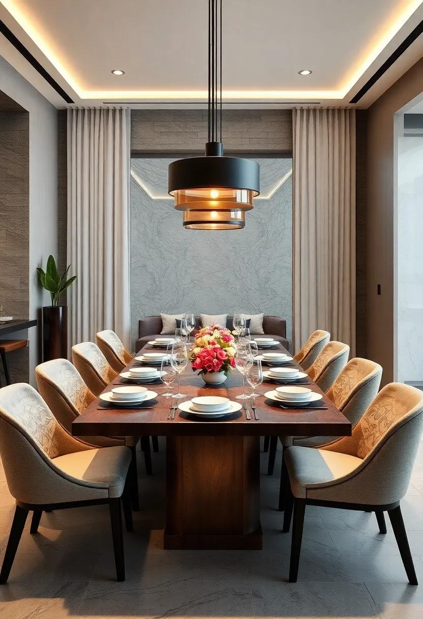 Creating Visual Balance Through Symmetrical Table Settings Featuring Custom Porcelain and Hand-Blown Glassware