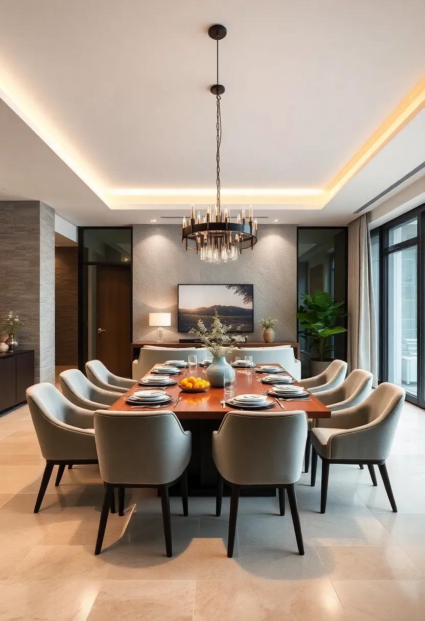 Integrating Smart Home Features Seamlessly Into Dining Room Design With Concealed Controls and Ambient Sound Systems