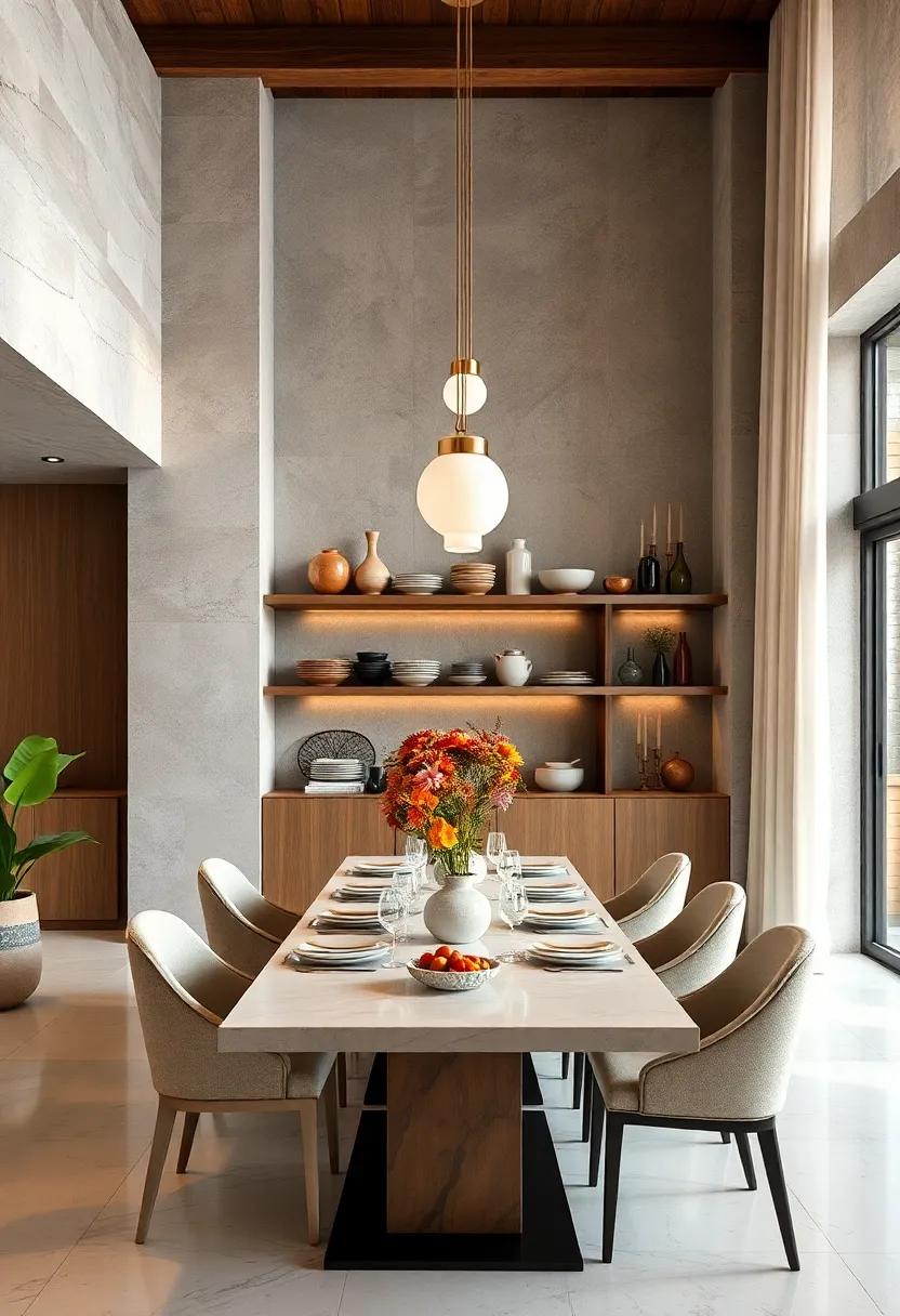 Curated Collections of Artisan Tableware Displayed Elegantly on Shelves to Reflect Taste and Creativity