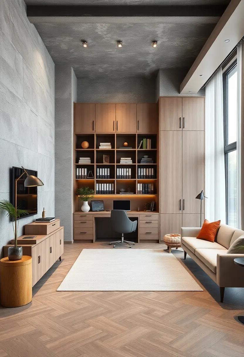 Streamlined Filing Systems Built Into Chic Storage Units To Support Seamless Organization And Quick Access