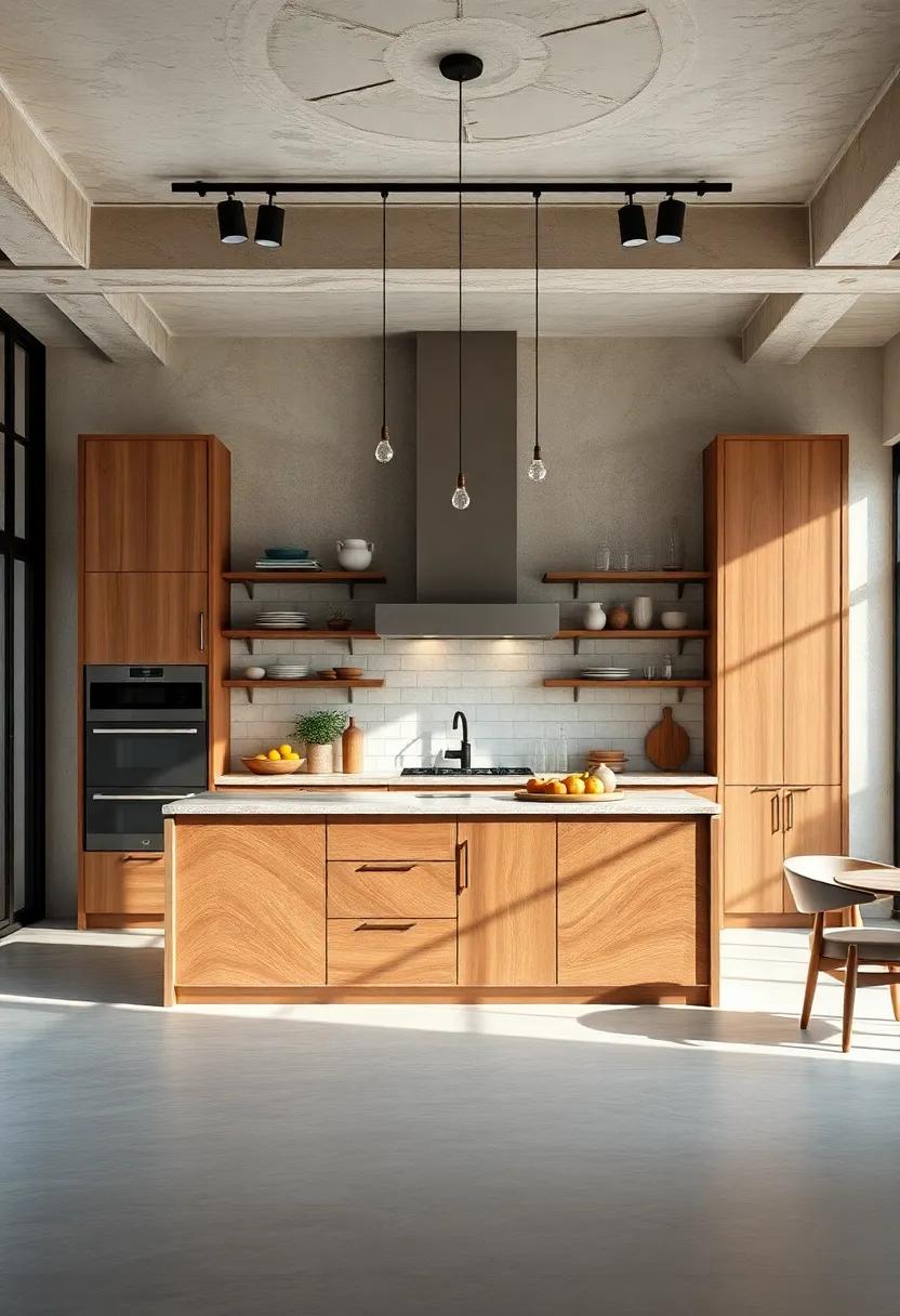 Functional Island Cabinets as Central Hubs for Industrial Kitchen Efficiency and Style