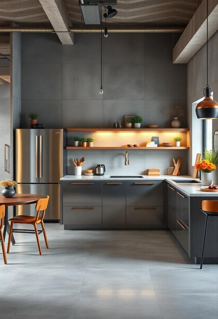 Seamless Integration of Stainless Steel Cabinets for a Modern Industrial Kitchen Aesthetic