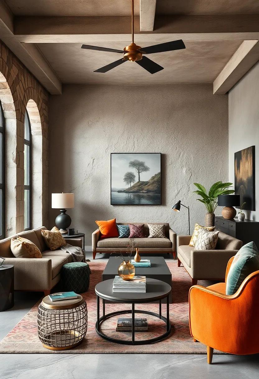 Antique Brass Fixtures and Rustic Metal Accents Adding Subtle Vintage Flair